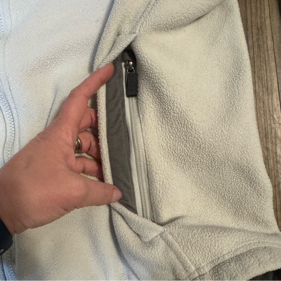 THE NORTH FACE ZIP FRONT FLEECE JACKET women’s front zip pockets XL - Picture 5 of 8